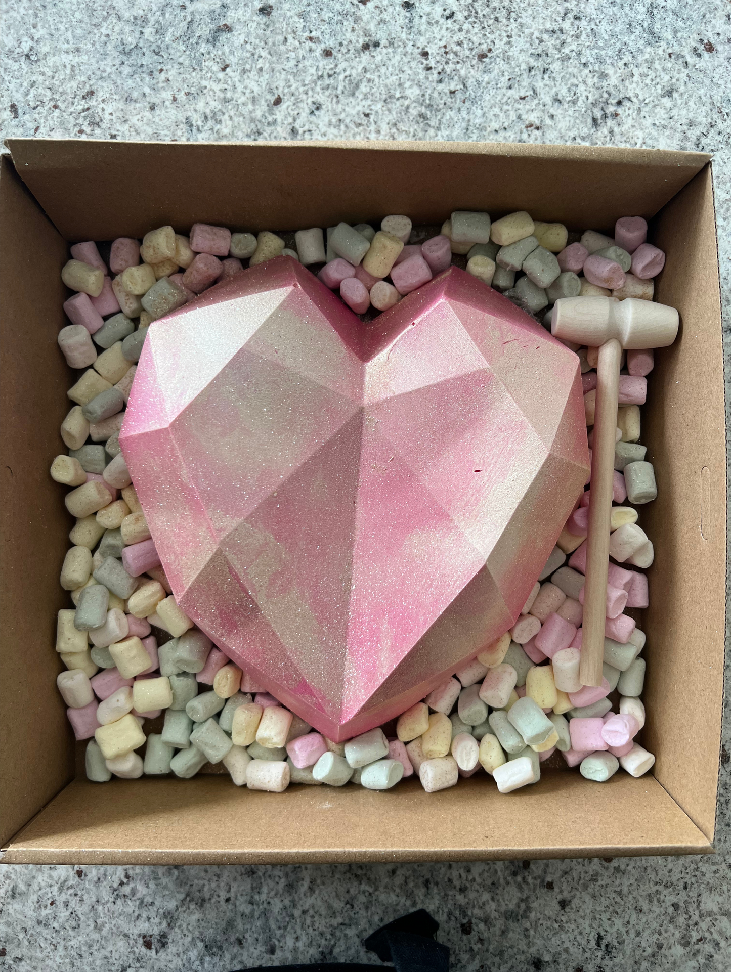 Heart Smash Cake - Custom