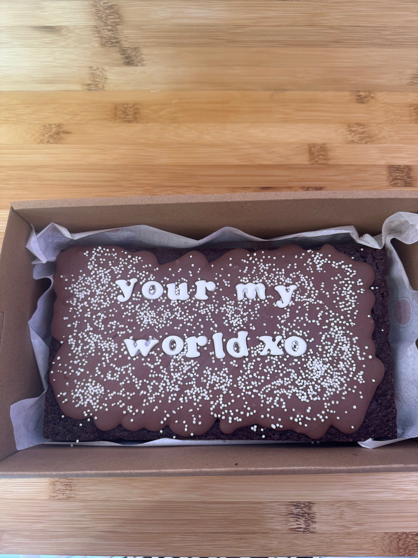 Personalised Brownie