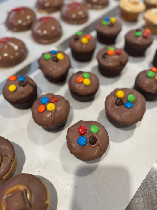 Double Choc M&M Cookie Pie