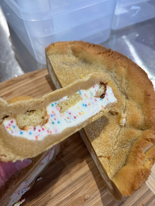 Funfetti White Chocolate Cake Deep Dish